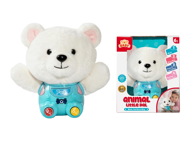 Polar Bear Multifunctional Soothe Plush Toys
