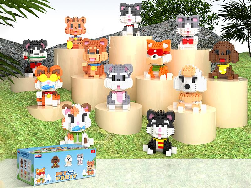 Pet Party Building Blocks 3721PCS