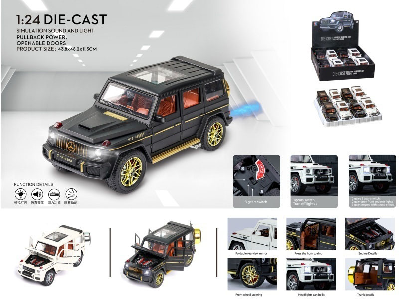 1:24 Mercedes-Benz G63 Spray (With Spray Bottle And 3 Aa Batteries)