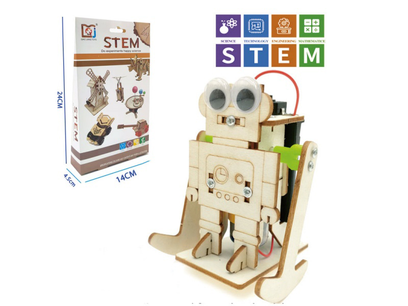DIY Wooden Walking Robot