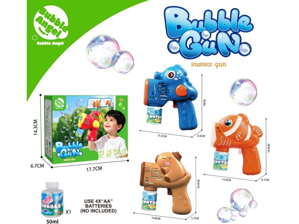 Cute Bubble Gun With Light
