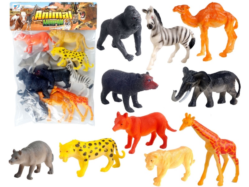 Pvc Simulation Animal 10Pcs