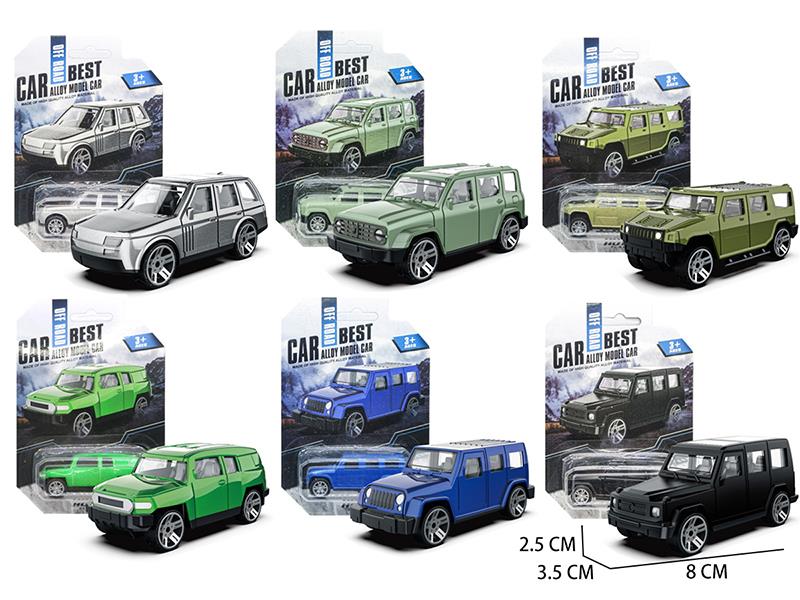 1:60 Pull Back Alloy Off-Road Vehicle