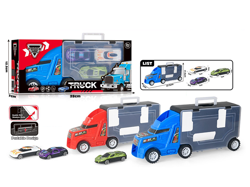 Storage Truck With 3 Alloy Cars