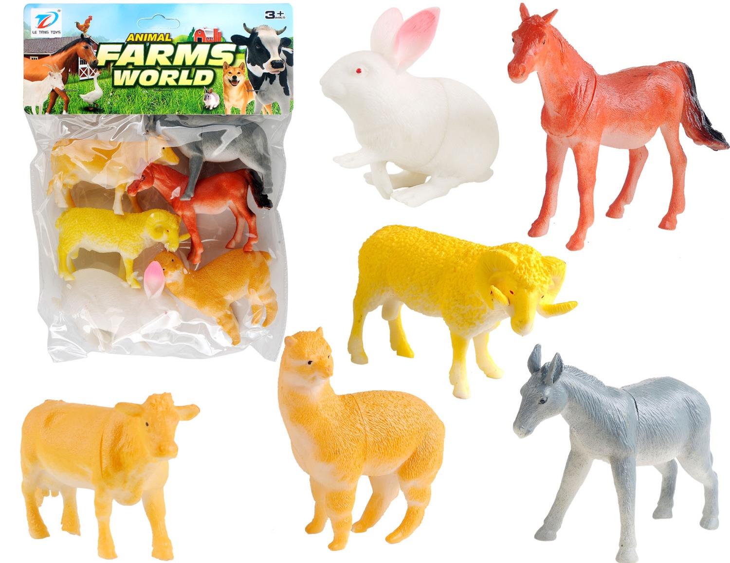 Pvc Simulation Farm Animal 6Pcs