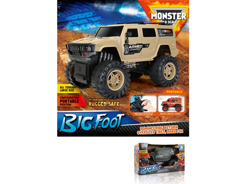 1:10 Hot Wheels Military Hummer Inertia Vehicle