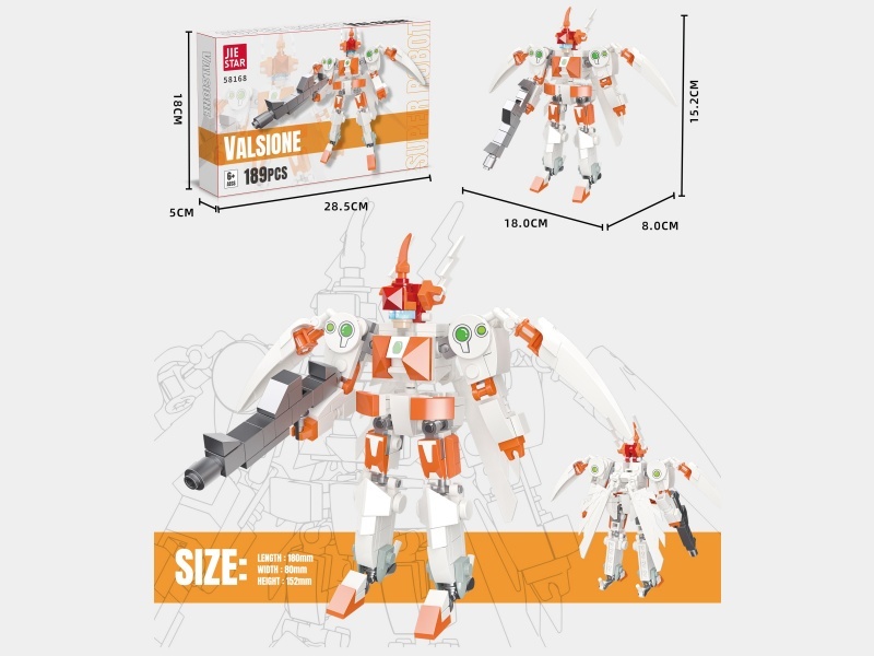 Building Blocks: Valsio - Chinese-English Universal Box - 189 PCS