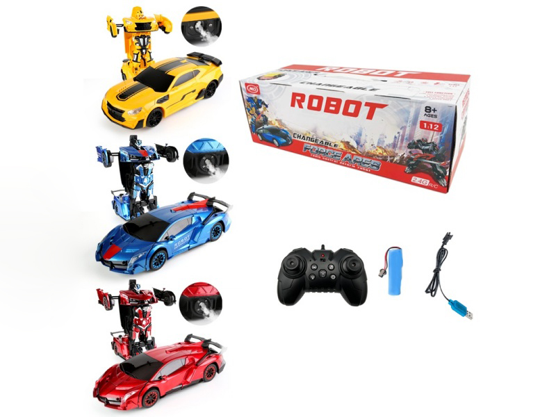 1:12 Lamborghini Veneno Remote Control Transformation Car With Spray