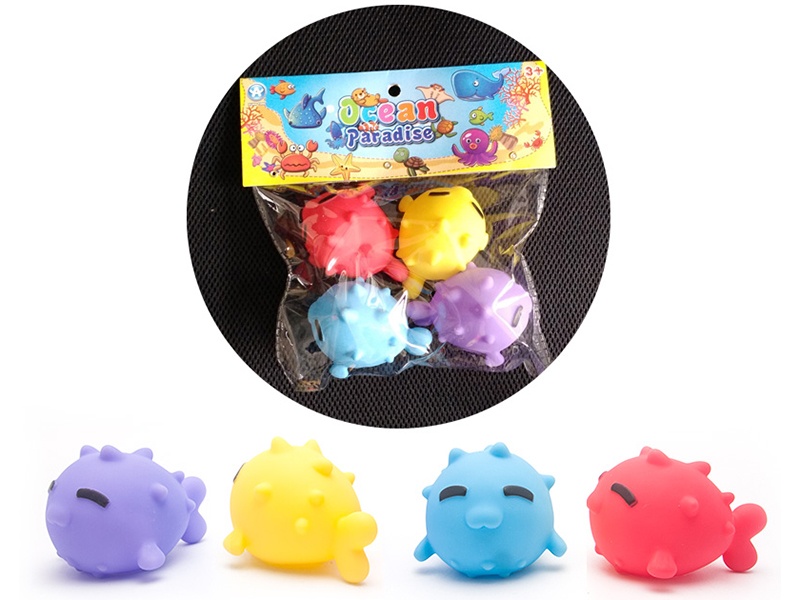 Vinyl Dolphin Baby Bath Toy