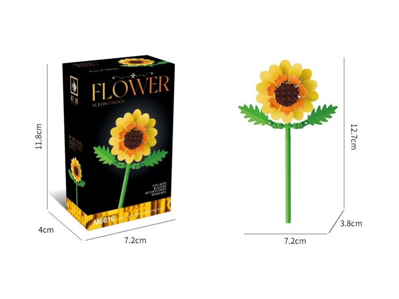 Building Blocks: 71Pcs Of Sunflowers