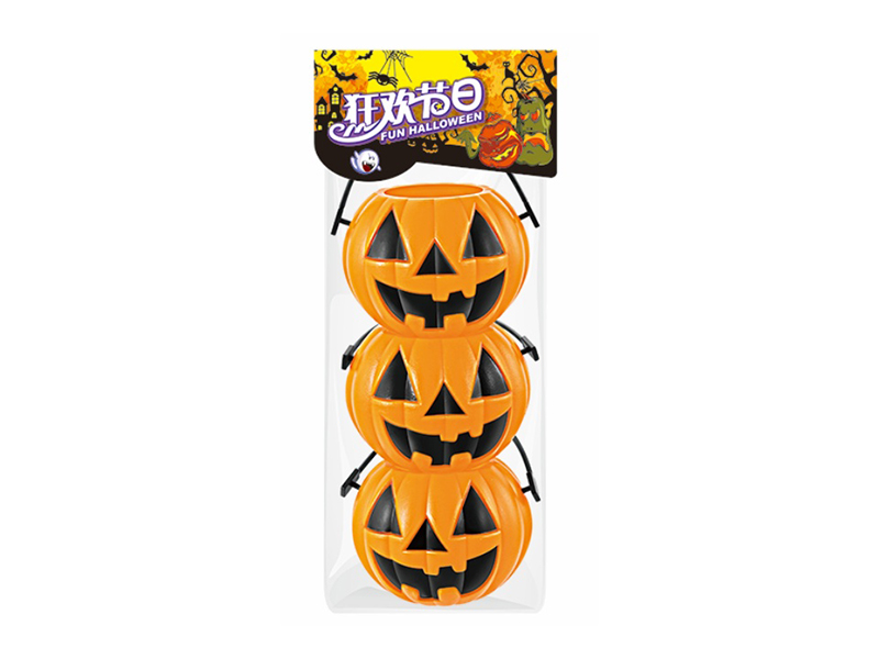 6.5CM Pumpkin Bucket 3PCS