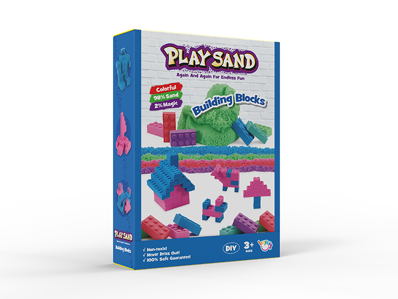 Building Blocks Space Soil Play Set(500g Sand/2 Colors + 1 Set Of Accessories + Sand Table)