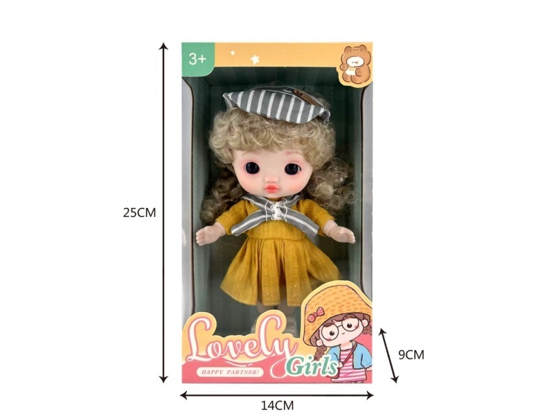 22Cm 3D Real Eye Fun Doll