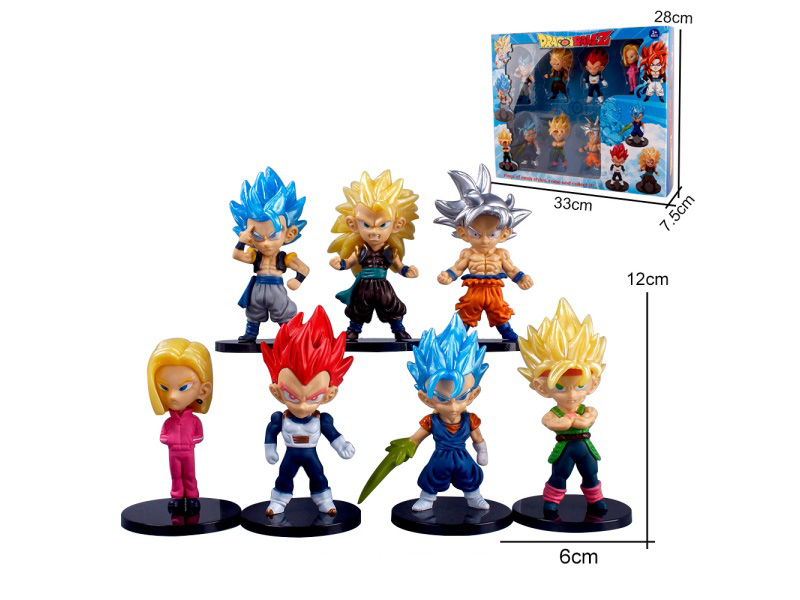 Solid Pvc 2Nd Generation 7 Types Of Children'S Dragon Ball Toys And Figurines