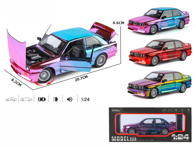 1:24 BMW M3 Electroplating Version Alloy Car