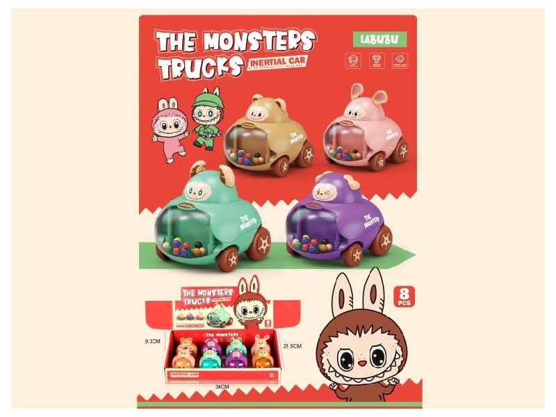 Inertia Rattle Car (8 PCS)