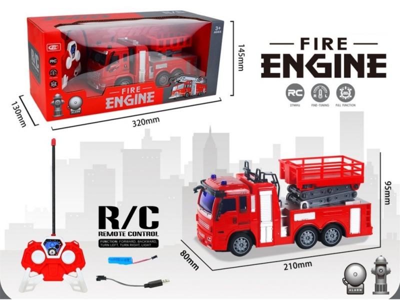 4-Channe lRemote Control  Fire Engine