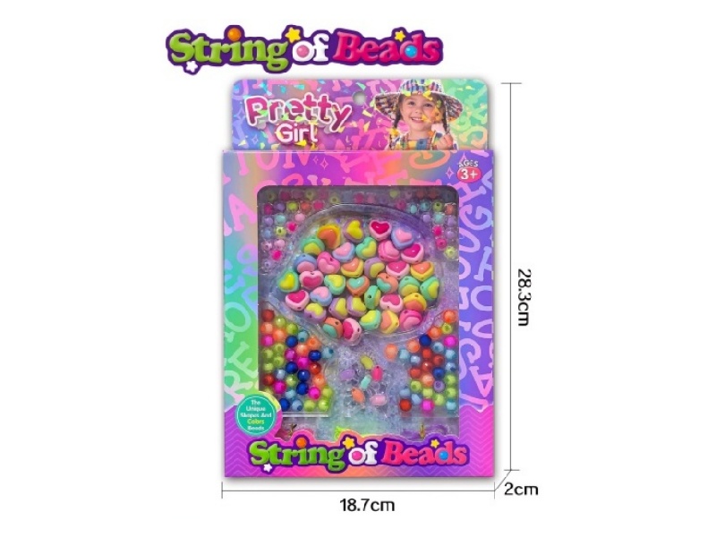 Butterfly Fish Double Color Beads, Multi Color Beads Set