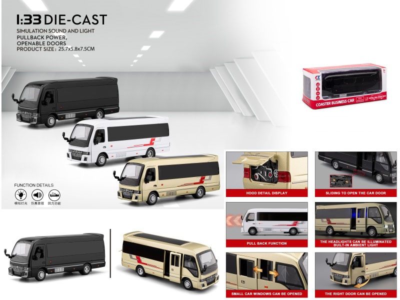 1:33 Coaster Minibus