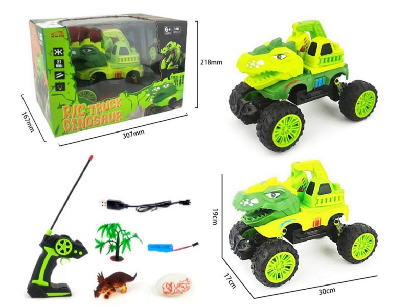 4-Channel  Remote-Controlled Dinosaur Car With Light