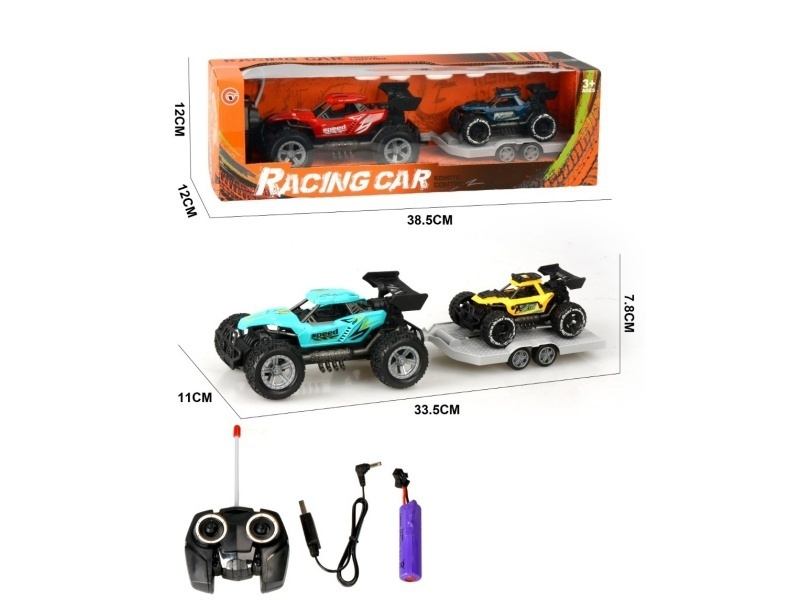 1:24 Four-Way Skeleton Remote Control Vehicle Inertial Off-Road Vehicle