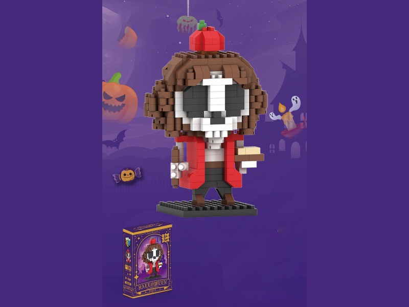 Halloween Series Skeleton Ton Building Blocks 330PCS