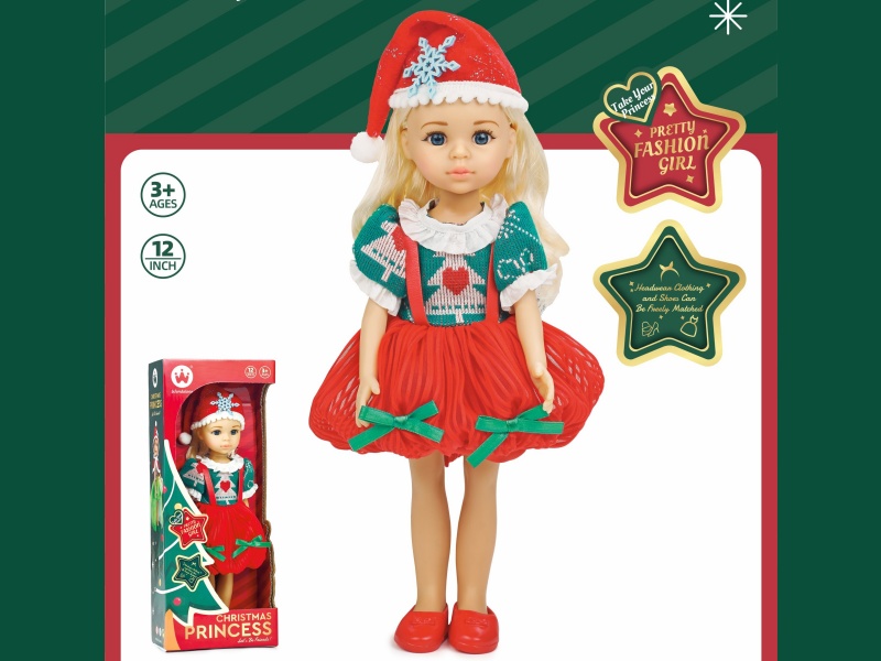 12-Inch Princess Christmas Dress Series (Vinyl)