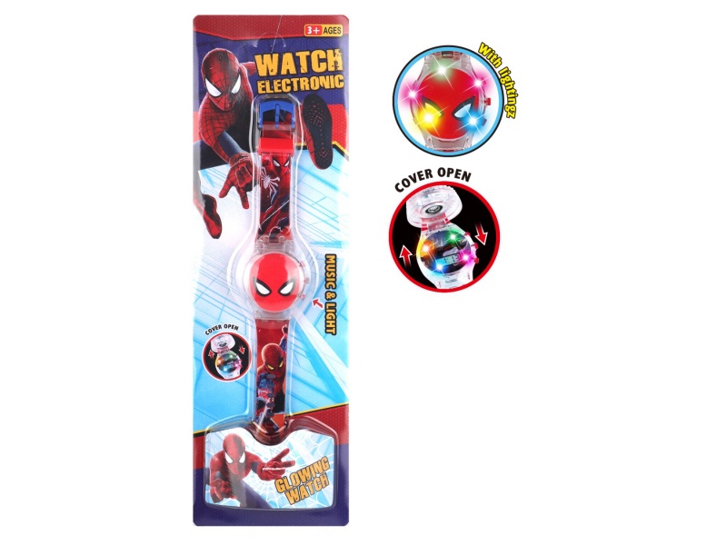 Spider Clamshell Light Music Watch
