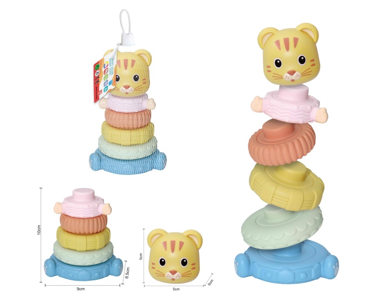 Soft Plastic Stacking Toy 6pcs