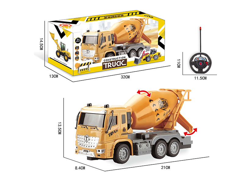 1:30 2CH Remote Control Concrete Mixer