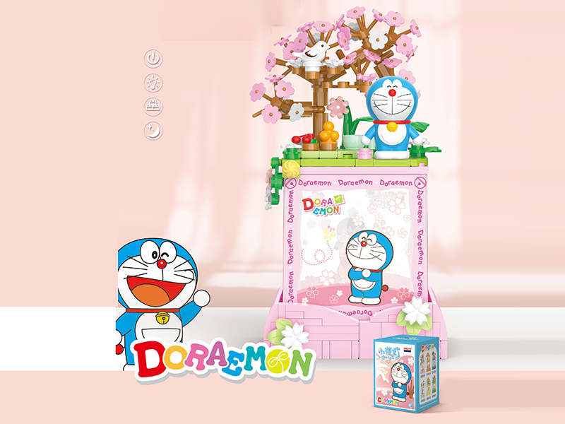 Doraemon Night Light Building Blocks 205pcs