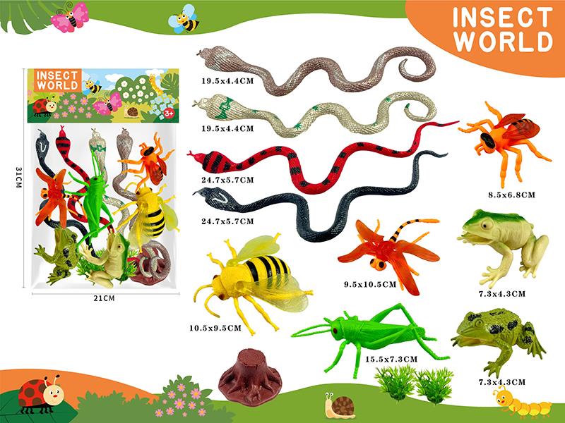 10pcs Insect Animal Set