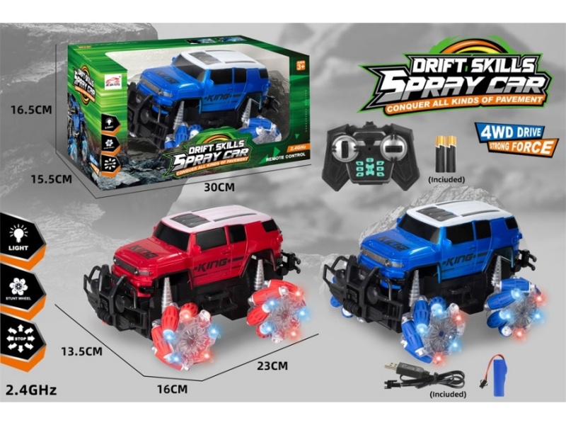 2.4G 6-Channel  Side Drive Remote Control Car With Light