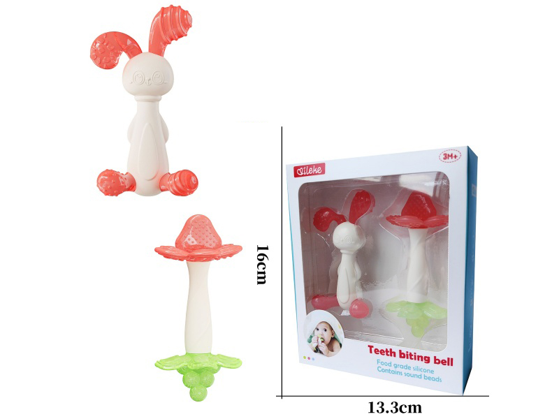 Silicone Rabbit + Silicone Fruit Stick