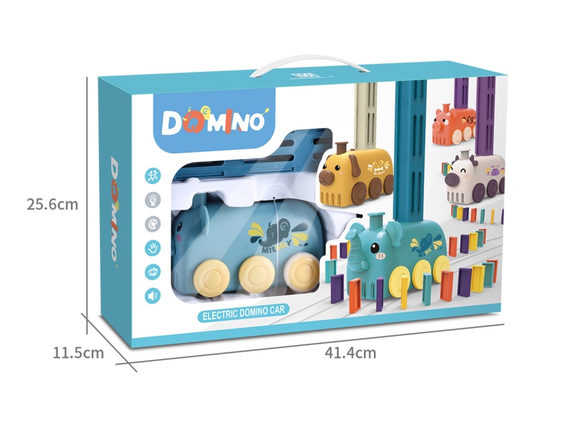 Electric Domino Car 80pcs
