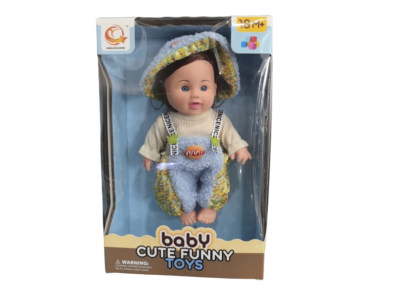 10-Inch Rubber-Lined Doll With Ic