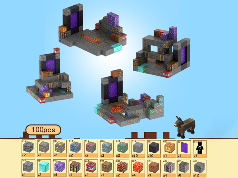 Portal Magnetic Cube Building Blocks 100pcs