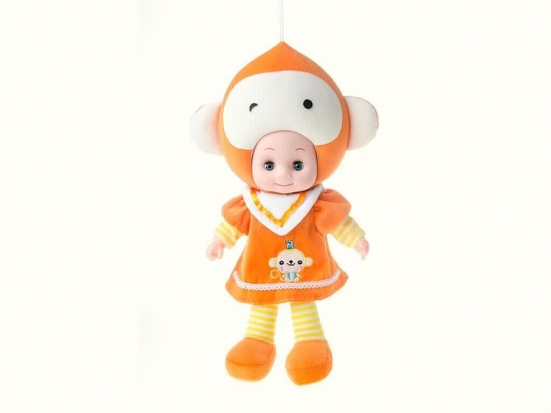 18-Inch Musical Monkey Doll