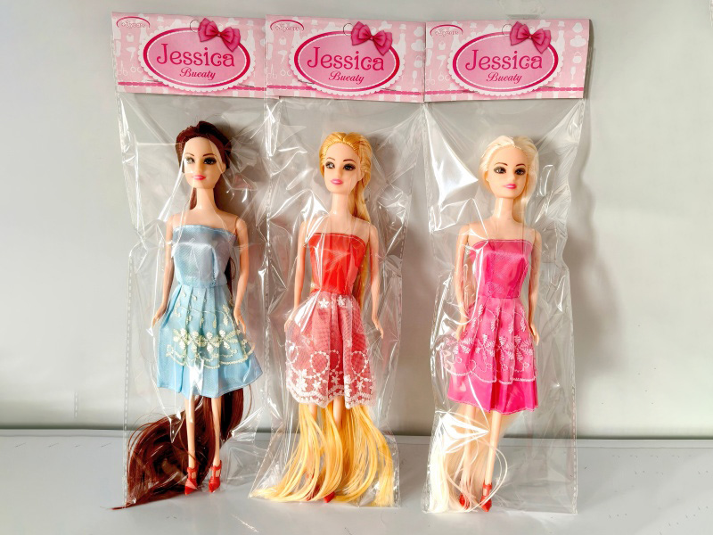 11-Inch Solid Long-Haired Barbie Doll