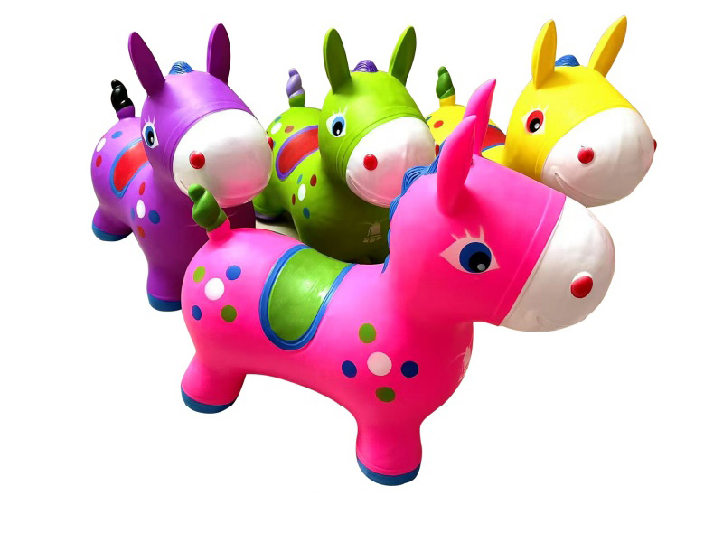 Inflatable Jumping Cartoon Horse Toy(Environmental)