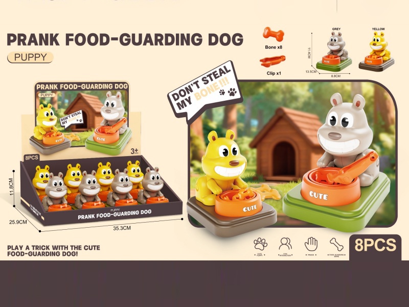 Play Tricks On The Food-Protecting Puppy (Beware Of Fierce Dogs)