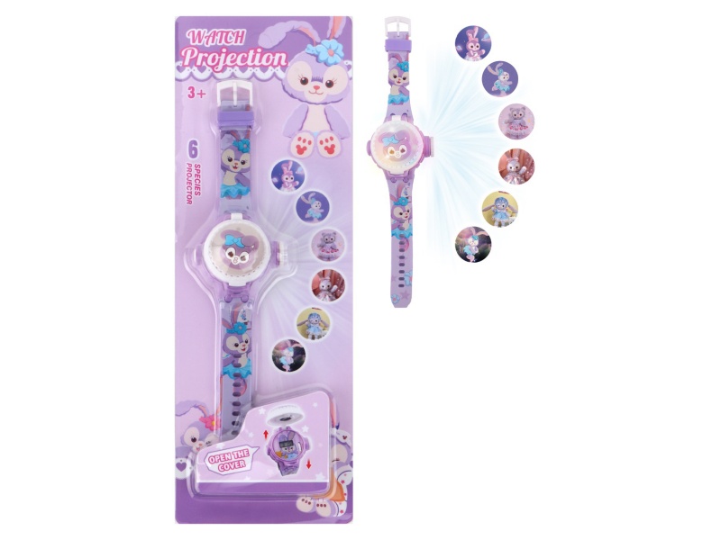 Star Delo Projection Flash Rotating Electronic Watch