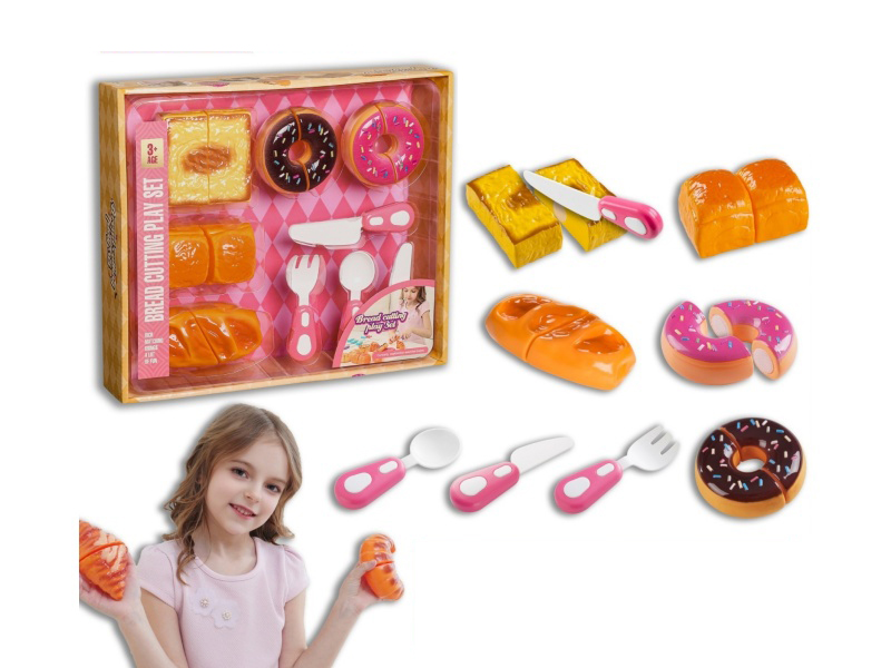 "House Play Bread Tableware, Cheele Color Box, Window Box.