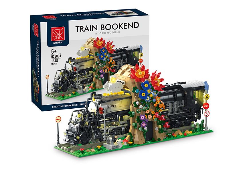 Train Bookend (Light Version) Building Blocks 1848pcs