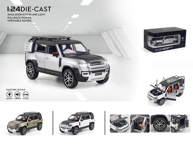 1:24 Land Rover Defender Alloy Car Model