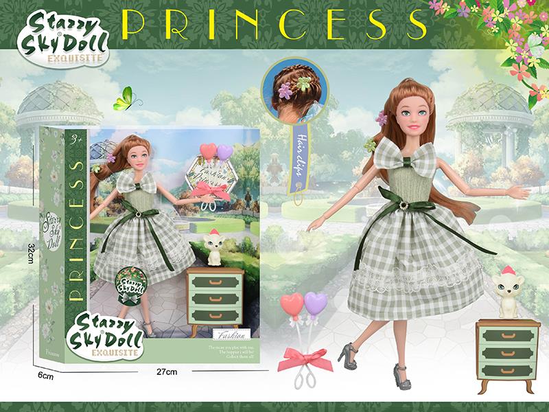11.5 Inch 11-Joint Forest Princess Doll