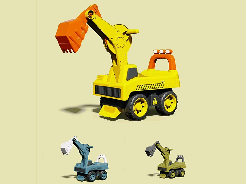 Cartoon Excavator Children's Car
