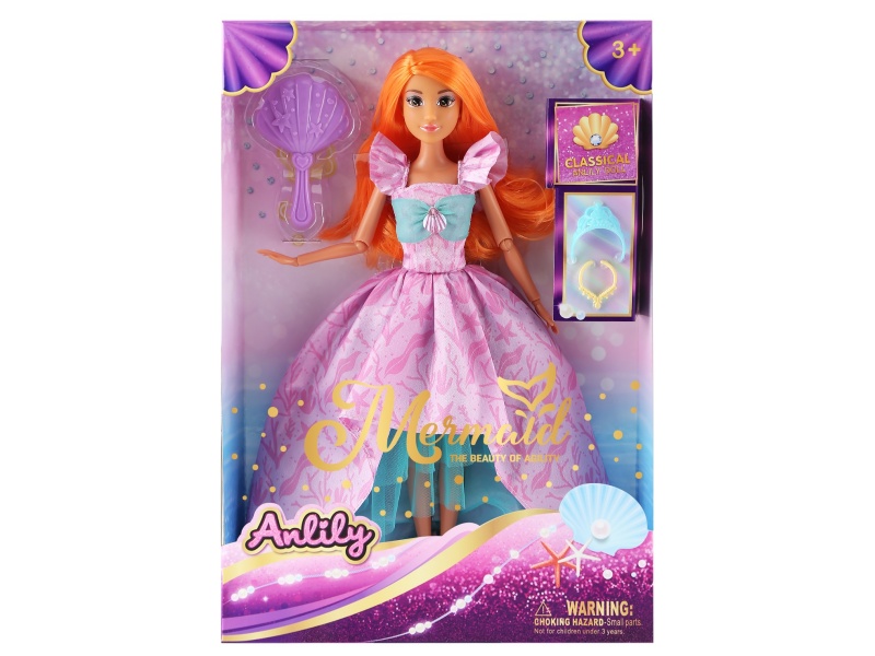 Anlili 11.5-Inch Solid Doll (Brown Skin)