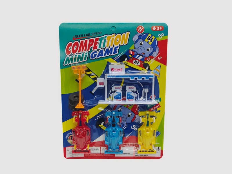 Three Equations Are Equipped With Gas Stations And Street Lamps