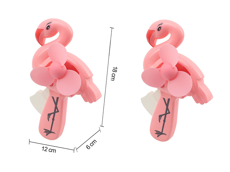 Flamingo Hand Pressure Fan